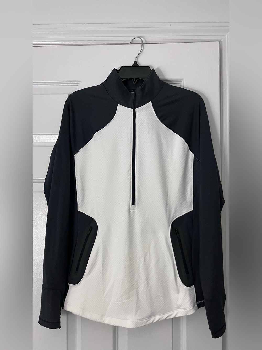 Under Armour Black & White Half-Zip Utility Jacket